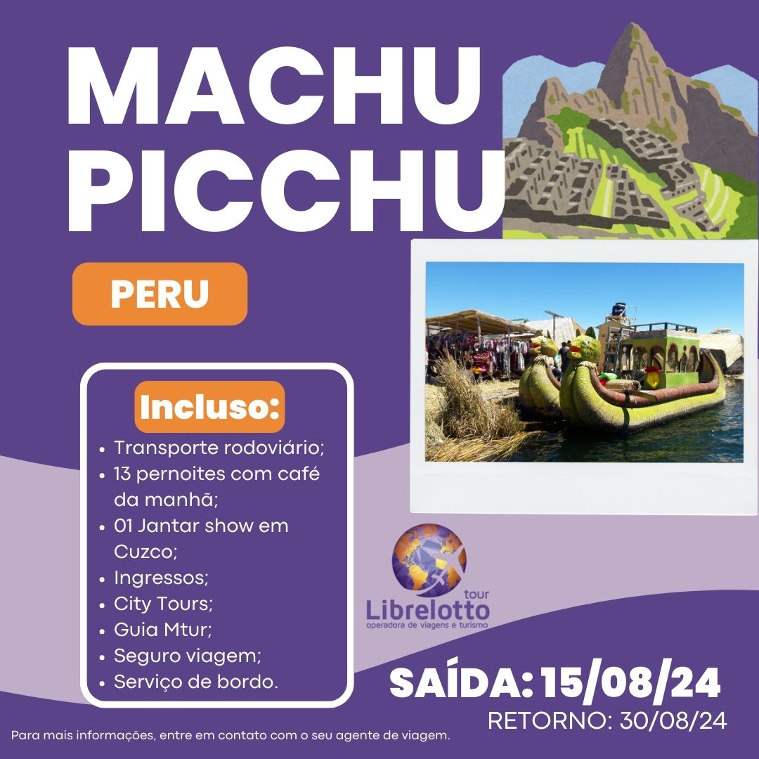 AGOSTO – Machu Picchu